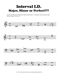 They are also asked to write a story using musical letters if there is time. Interval Worksheets Pianimation Com