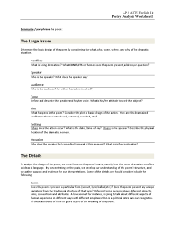 Analyzing poems line by line allows poetry involves different elements like language, rhythm, and structure. Poetry Analysis Metre Poetry Rhyme