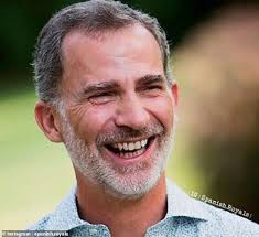 Spanish royal fans share a sweet throwback snap of King Felipe as a  blond-haired child, 5