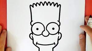 Pinte seu desenho e prontinho! How To Draw Bart Simpson Youtube