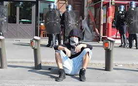 Report from the front: On scene at a violent Paris protest