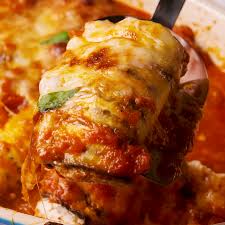 Eggplant Parmesan Roll Ups Video Recipe Video Italian Recipes Dinner Recipes Healthy Recipes