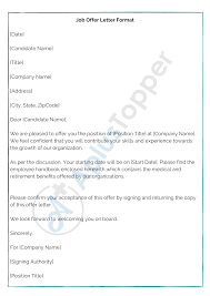Offerletterformat Jobofferletterformatsamplestemplateexamples Aplustoppercom Lettering Resume Cover Letter Template Job Letter