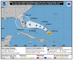 Hurricane Dorian Heads For Florida Expected To Be Category