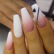 76pastel peach ombre acrylic nails. 155 Most Impressive Ombre Black Long Acrylic Coffin Nails Create Your Best Impression Today 9 Telor Unas Postizas De Gel Manicura De Unas Unas De Gel Bonitas
