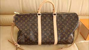 Louis vuitton mens duffle bag ebay size 10. Louis Vuitton Keepall 45 Vs 50 Bandouliere Mod Shots Reivew Youtube