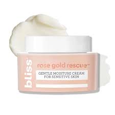 Amazon.com: Bliss Rose Gold Rescue Moisturizer - 1.5 Oz - Gentle Face Cream  - Soothing Rose Water & Nourishing Colloidal Gold for Sensitive Skin -  Fragrance-Free - Clean - Vegan & Cruelty-Free :
