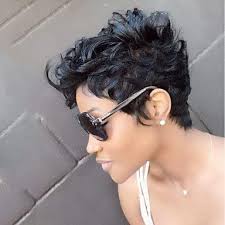 Short hair needs structure, otherwise it can get really boring really quick. Heart M Black Short Hairstyles Finger Waves Hairstyles Capless Human Hair Wigs For Black Woman Black Amazon Co Uk
