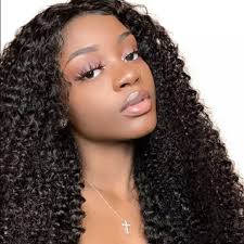 HUMAN HAIR 16” MONGOLIAN KINKY CURLY LACEFRONT WIG
