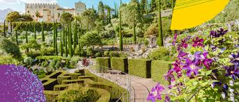 200 m, zentrum meran 2 km. Die Garten Von Schloss Trauttmansdorff In Meran