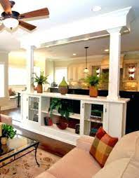 Any ideas on how to decorate this wall? Creative Half Wall Room Divider Designs Divider Design Walls Room Half Wall Room Divider