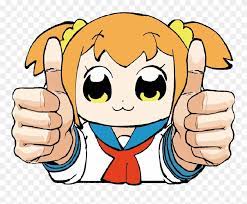 Popteamepic Poptepipic Poputepipikku Bkub Manga Anime Pop Team Epic Thumbs Up Clipart 5790421 Pinclipart