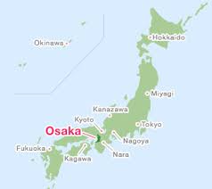 Because of the language barrier (and more), in japan it is very difficult to interact with the locals and to get off the. Jungle Maps Map Of Japan Showing Osaka
