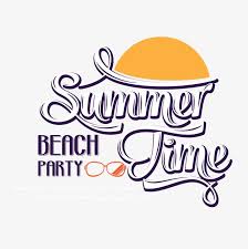 Beach Party Art Word Vector Vector Words Happy New Year Text Words
