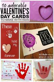 10 Adorable Diy Valentine S Day Cards To Make With Your Kids Valentine Day Cards Valentine Crafts For Kids Valentines Diy