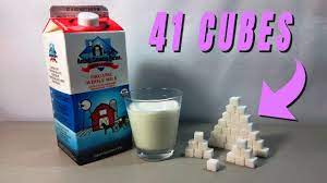 How Much Sugar Is In Whole Milk 64fl Oz 1 89l Youtube