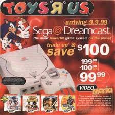 Toys R Us Ad For Sega S Dreamcast Sega Video Games Retro Video Games Sega Dreamcast