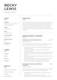 Maybe you would like to learn more about one of these? Kindergarten Teacher Resume Writing Guide 12 Examples 2020