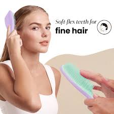 Amazon.com: מברשת Tangle Teezer Ultimate Detangler , מברשת שיער יבשה  ורטובה, מפחיתה שבירה לסוגי שיער מטופלים בצבע, עדין ושביר, לילך/מנטה : יופי  וטיפוח