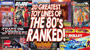 Top 10 Vintage Action Figure Toy Lines of the 1980s! Best of the ...