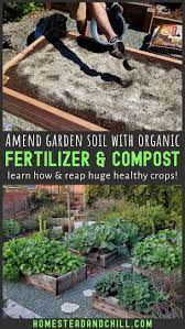 How To Amend Fertilize Garden Bed Soil Before Planting Or Between Seasons Homestead And Chill Compost Soil Garden Soil Soil