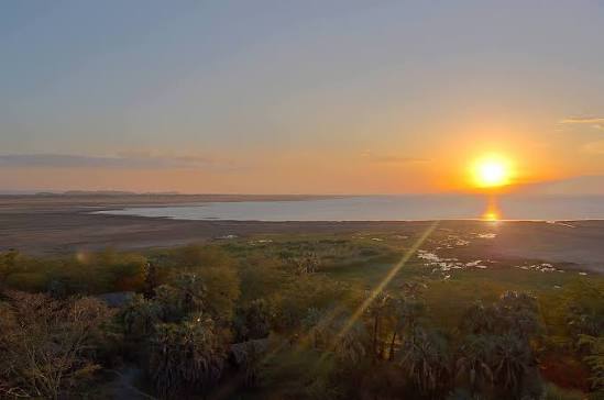 Peaceful freshwater scenery representing Tanzania's smaller lakes