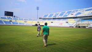 Its first major use was as the main venue for sukma games 2008.collapse of the roofon 2 june 2009, a major part of the roof construction collapsed under normal weather. Stadium Sultan Mizan Zainal Abidin Sudah Boleh Digunakan Harimau Malaya