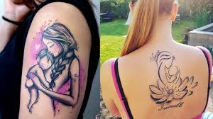 It's generally viewed as a negative sentiment, however, many tattoo collectors have embraced the phrase. Most Interesting Tattoo Designs For Mom Children Top Ideas Mother Baby Collection Tattoo Blog
