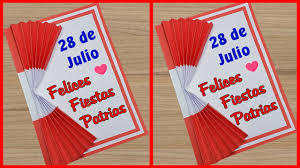 28 de julio es una canción popular de sin propina | crea tus propios videos en tiktok con la canción 28 de julio y descubre los 0 videos grabados por creadores nuevos y populares. Tarjeta 28 De Julio Fiestas Patrias Peru Dia De La Independencia Independence Day Decoration Youtube