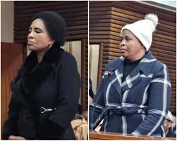 Imogen Mashazi no Linda Gxasheka nabo sebenikwe i bail ka R50 000.