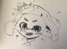 I thought it would be fun to learn how to draw an inkling in squid form. Splatoon 2 Pearl Drawing 1st Irl Splatoon Drawing Splatoon 2