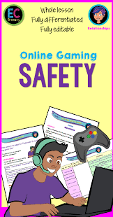 Online Gaming Safety Lesson Tes In 2020 Fun Lessons Fun Online Games Online Safety
