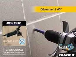 Percer du carrelage sans le casser ni abimer l'émail c'est. Percer Le Carrelage Le Gres Ou La Faience Tres Dur Avec Le Blue Ceram De Diager Youtube