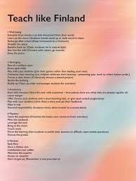 Teach Like Finland Teaching Teaching Classroom Teaching Elementary