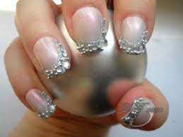 Prom Nail Art Series Silver Youtube Awesome nail designs silver color, red summer nail.