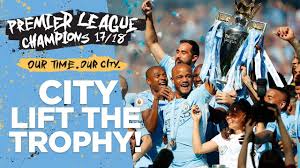 The #1 man city transfer news resource. Man City Lift Premier League Trophy Champions 2017 18 Youtube