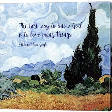 Know God Van Gogh Quote 1 By Quote Master Canvas Art Multi Van Gogh Quotes Vincent Van Gogh Quotes Knowing God