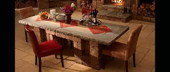 You may create a dining table kit by selecting dining table under the choose table type heading on our order form. Dining Table Kit Rochester Concrete Products