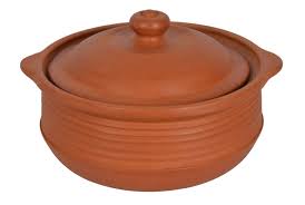 This is a clay pot that i have made. Village Decor Earthen Clay Cooking Pot Indian 3 3 Qt Amazon Sg Home