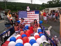 At the head of the float (right) is a table set for one. 10 Fantastic 4th Of July Parade Float Ideas 2021