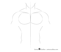 I'm back, and this time i'll be showing you how to draw muscles. How To Draw Anime Muscular Male Body Step By Step Animeoutline