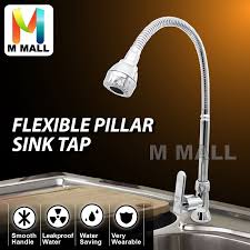 Get it as soon as thu, apr 1. Mcpro Kitchen Sink Faucet Flexible Pillar Sink Tap S109 Flexible Wall Sink Tap S107 Shopee Malaysia