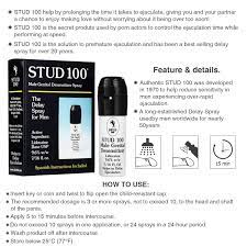 Amazon Com Stud 100 Male Genital Desensitizer Spray 7 16 Fl Ounce Box Sports Nutrition Products Beauty