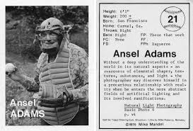 Baseball cards to invest in 2020 spring. That Time When Ansel Adams Posed For A Baseball Trading Card Arts Culture Smithsonian Magazine