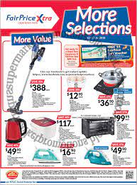 Ntuc Fairprice Fairprice Supermarket Promotion Ntuc Fairprice Xtra Small Appliances Fair 12 25 July 2018 Tefal Air Fo Tefal Ceramic Cooker Small Appliances