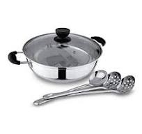 Tayama 11 in. 4 qt. Stainless Steel Shabu Hot Pot with ...