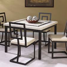 By baxton studio (3) 36 in. Izzy White Table Cm3384rt Furniture Of America Dining Room Sets Metal Furniture Design Metal Dining Chairs Welded Furniture