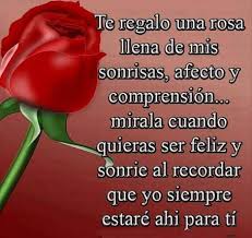 Te Regalo Una Rosa Llena De Mis Sonrisas Imagenes Con Frases Fotos Y Carteles Para Rosas Hermosas Con Frases Rosas Con Dedicatoria Rosas Con Frases Bonitas