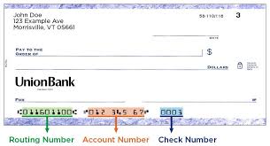 What is a bank routing number used for? Find Routing Numbers Union Bank