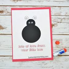 Bug math activities butterfly patterns. Printable Ladybug Handprint Template With Moveable Wings Card Idea